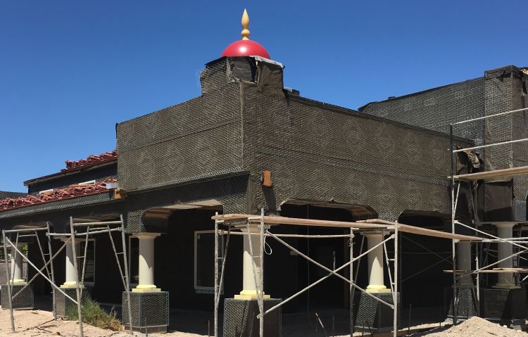 Las Vegas temple under construction