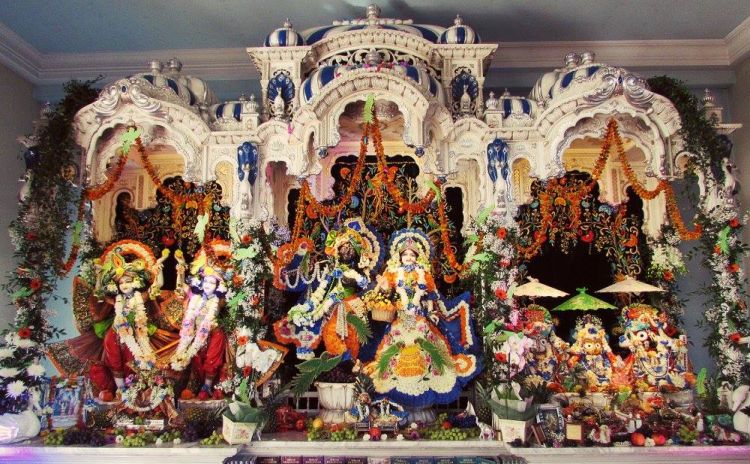 Deities in Hare Krishna Village near Milan