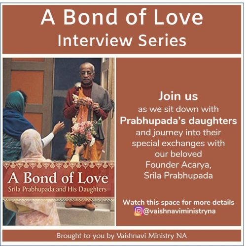 Promo for A Bond of Love interview series