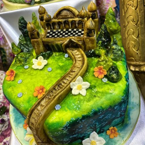 The Varshana Palace cake