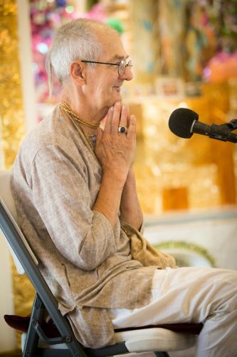 Sanka Das at Prabhupada's Vyasa Puja